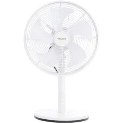 Vasner Tischventilator Ventury T Metall Mit 3 Windstufen Weiß