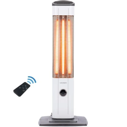 Vasner Infrarot-Standheizstrahler StandLine 23R Mit Fernbedienung 2300 W Weiß 1 Vasner Infrarot-Standheizstrahler StandLine 23R Mit Fernbedienung 2300 W Weiß