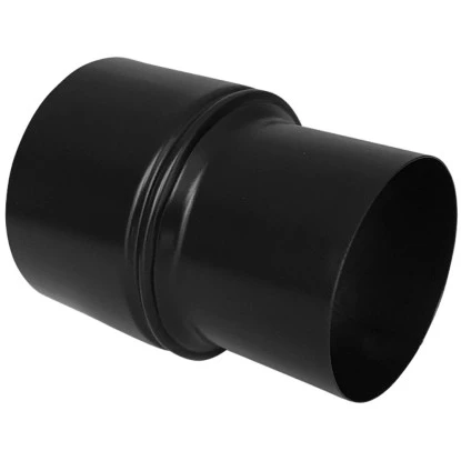 Firefix Übergangsstück Für Pelletofenrohr Schwarz 80 Mm Durchmesser 1 Firefix Übergangsstück Für Pelletofenrohr Schwarz 80 Mm Durchmesser