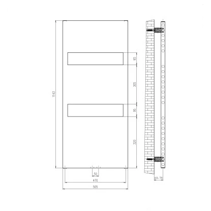 Schulte Design-Heizkörper Turin Inkl. Heizstab 600 Watt Rechts Alpinweiß 50,5 X 3 Schulte Design-Heizkörper Turin Inkl. Heizstab 600 Watt Rechts Alpinweiß 50,5 X – Bild 3